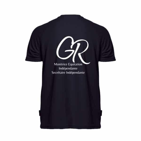 T-Shirt respirant (homme) - gaelle reichmuth - Navy - PK140 – Image 2