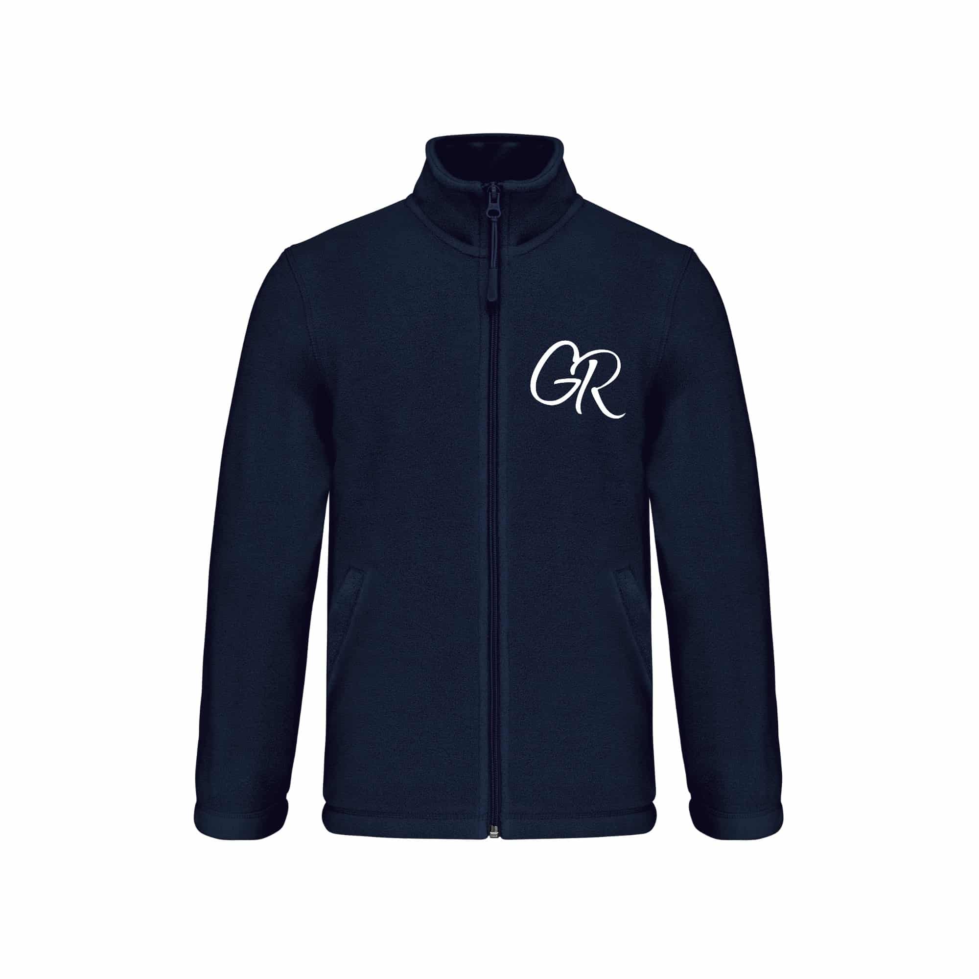 Veste micropolaire zippée (enfant) – gaelle reichmuth - Navy – K920