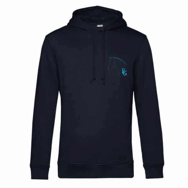 SWEAT A CAPUCHE (homme) - Les Écuries Grandé - Navy - BCU33B – Image 2