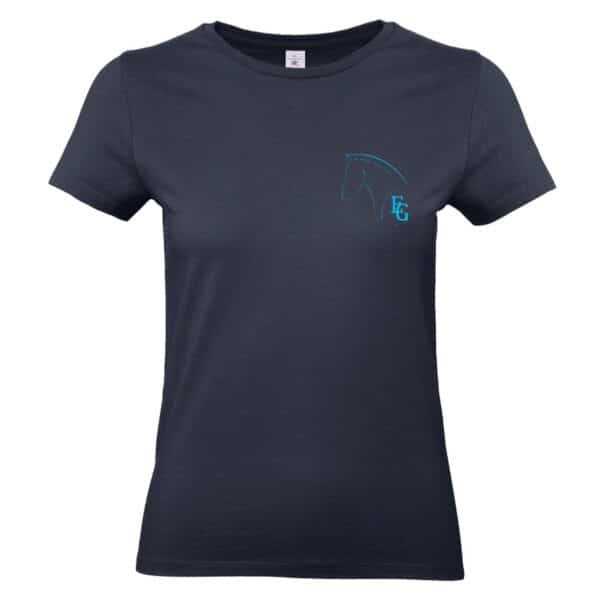 T-SHIRT (femme) - Les Écuries Grandé - Navy - BC04T