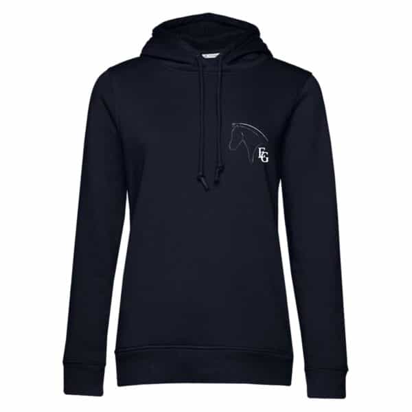 SWEAT A CAPUCHE (femme) – Les Écuries Grandé - Navy - BCW34B