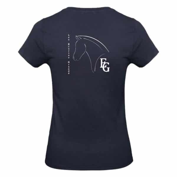 T-SHIRT (femme) - Les Écuries Grandé - Navy - BC04T – Image 4