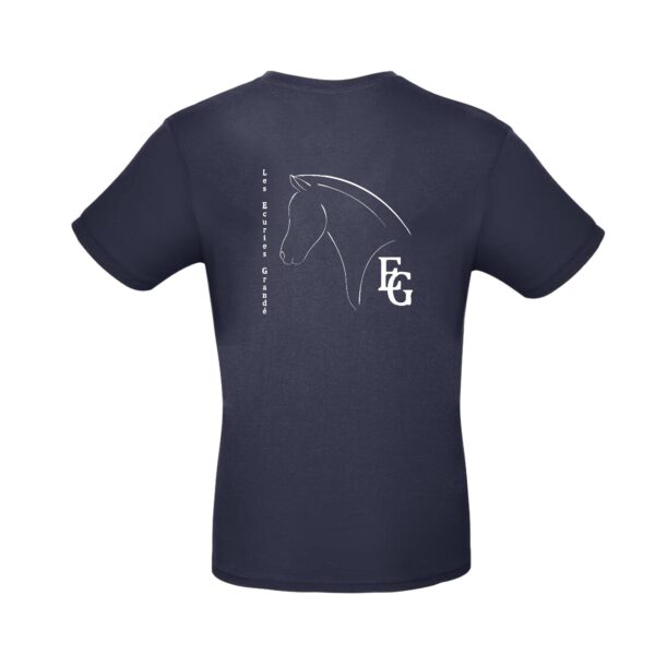 T-SHIRT (homme) - Les Écuries Grandé - Navy - BC03T – Image 5