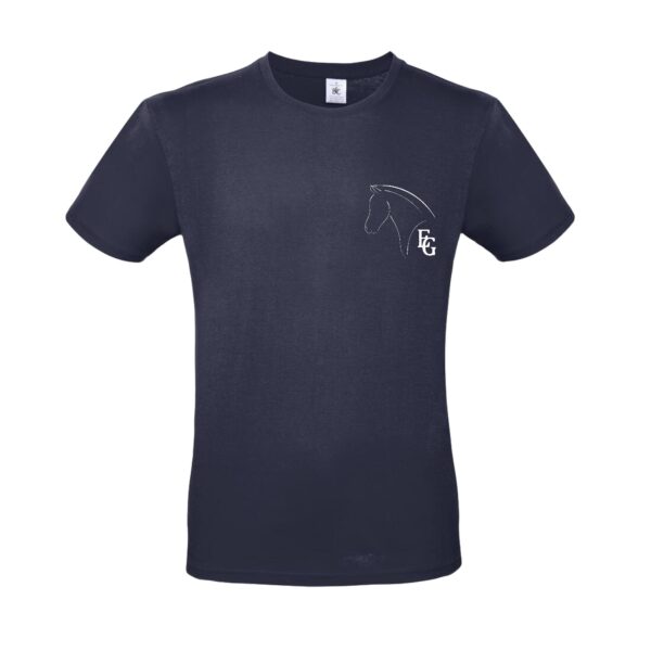 T-SHIRT (homme) - Les Écuries Grandé - Navy - BC03T – Image 4