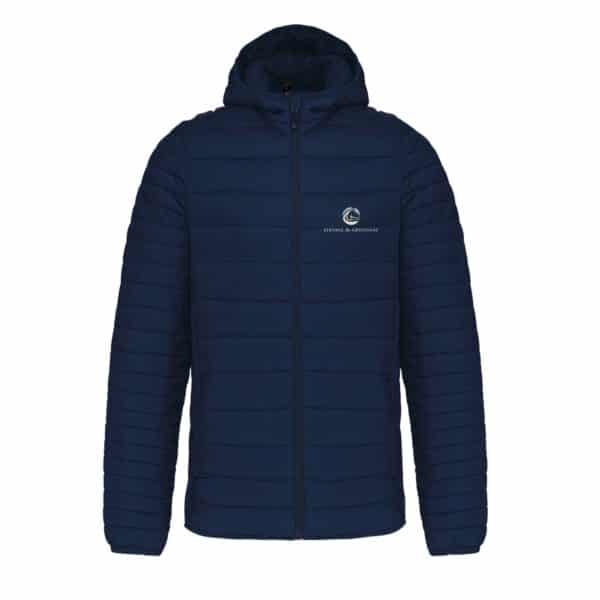 DOUDOUNE AVEC MANCHES ET CAPUCHE (homme) - ELEVAGE DE GRESIGNAC - Navy - K6110