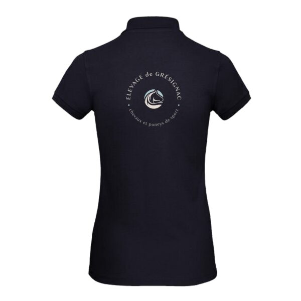 Polo premium (femme) - ELEVAGE DE GRESIGNAC - Navy - BCW463 – Image 2