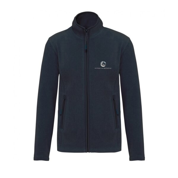 Veste micropolaire zippée (femme) – ELEVAGE DE GRESIGNAC - Navy – K907