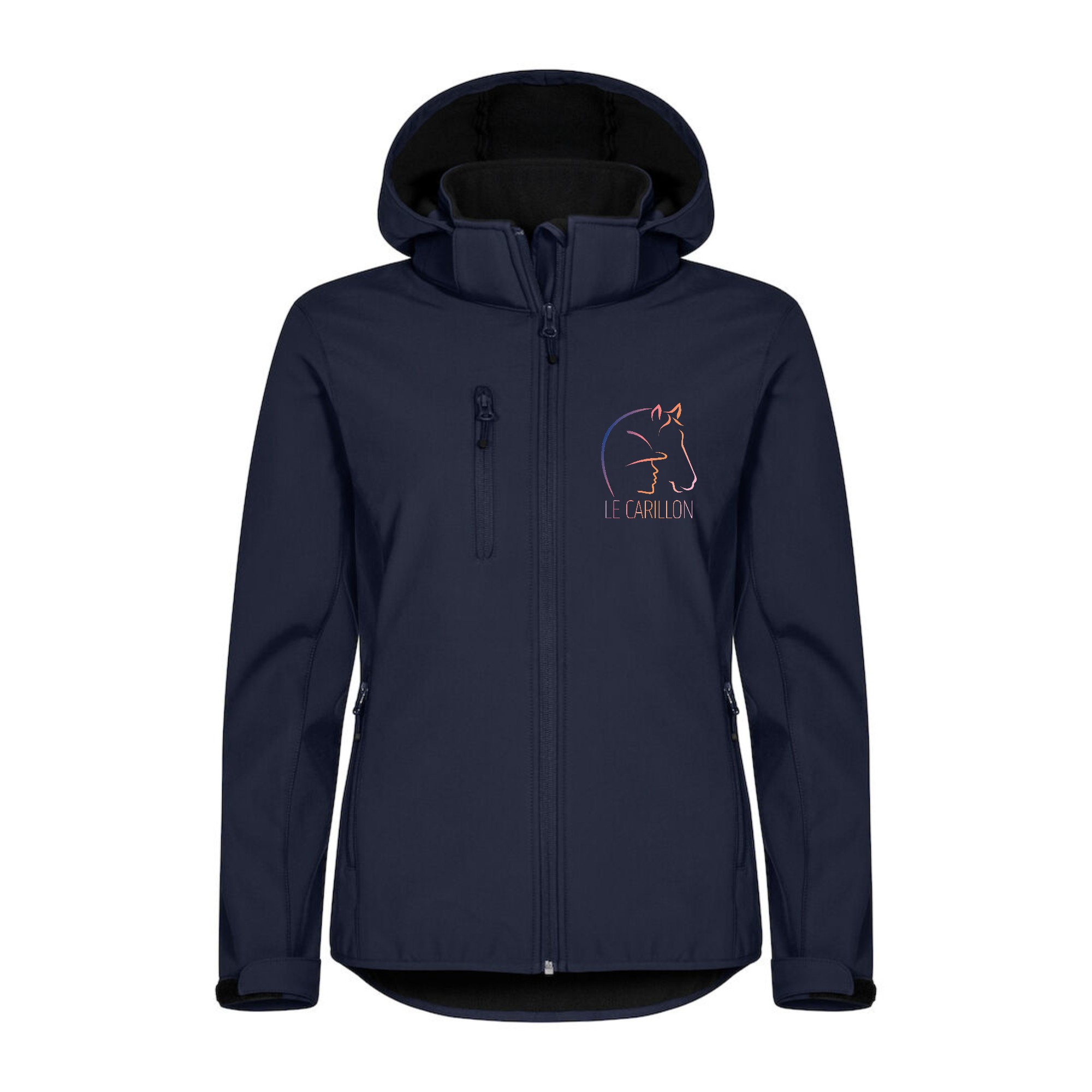 SOFTSHELL "Classic" (femme) - Association le carillon - Navy - 0200917