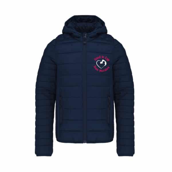 DOUDOUNE AVEC MANCHES ET CAPUCHE (enfant) - Hand In Cap Team Mocalou - Navy - K6112