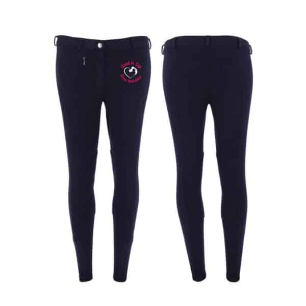 Pantalon d'équitation RIDING WORLD (femme) - Hand In Cap Team Mocalou - Navy - 989071