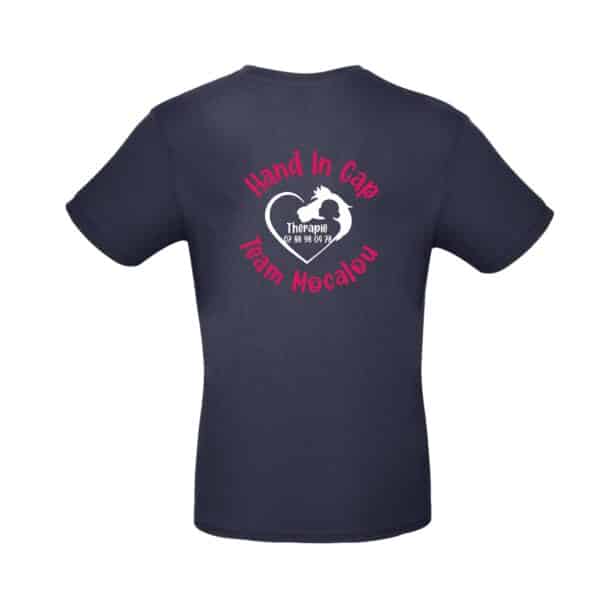 T-SHIRT (enfant) - Hand In Cap Team Mocalou - Navy - BC191 – Image 2