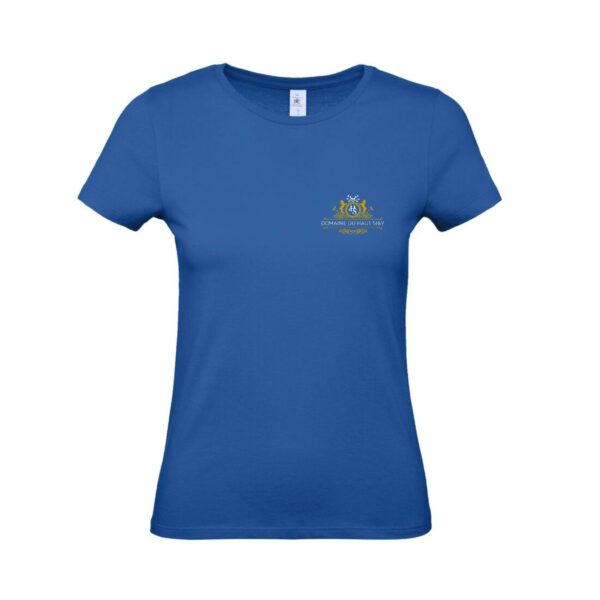 T-SHIRT (femme) - Domaine du Haut Silly - Bleu roi - BC04T