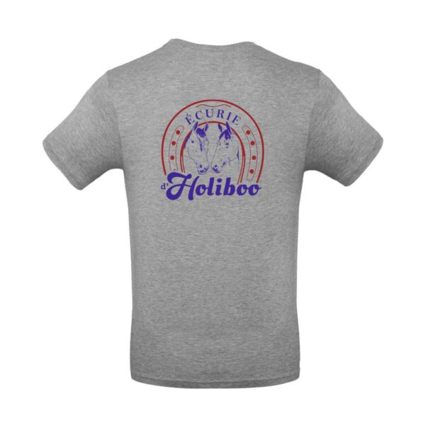 T-SHIRT (enfant) - Ecurie d'Holiboo - Gris chiné - BC191 – Image 2