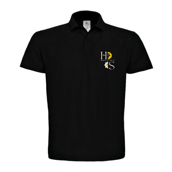 POLO (homme) - Horse & Smile – Noir - BCID1