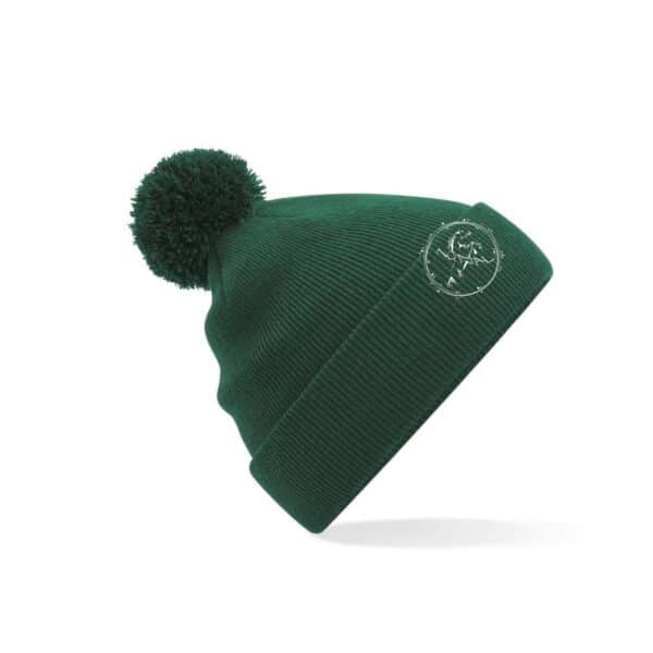 BONNET AVEC POMPOM - ICAVAL Association Équestre - Vert Foret - BF426