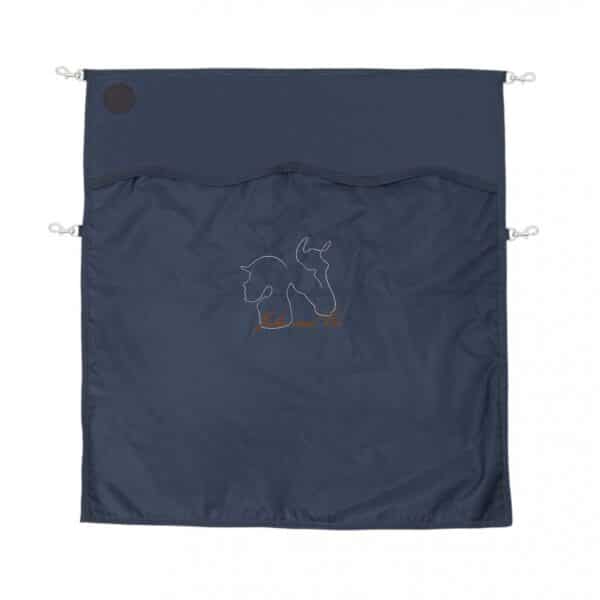 Rideau et porte de box EQUITHÈME Premium - Julie and co - Navy - RP001