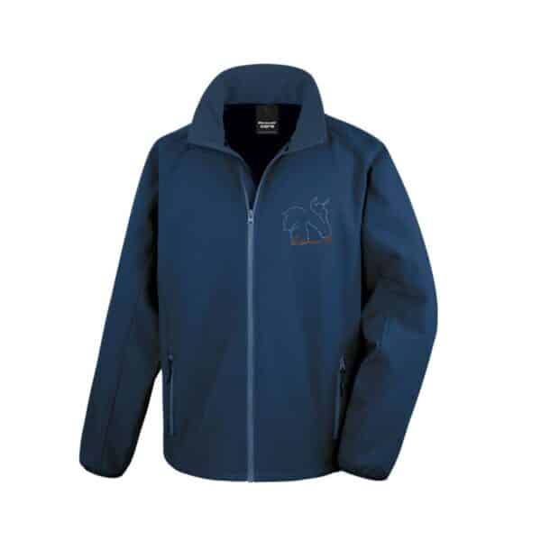 SOFTSHELL ECO (homme) – Julie and co - Navy - RS231