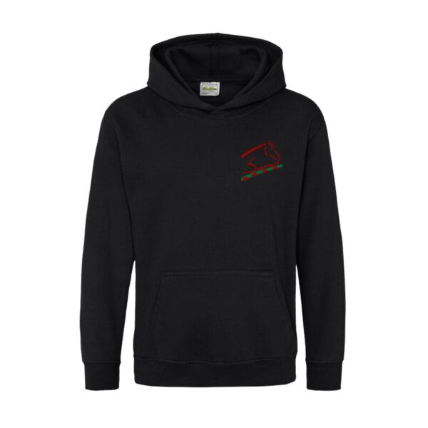 SWEAT A CAPUCHE (enfant) - jumping88 - Noir - BC511