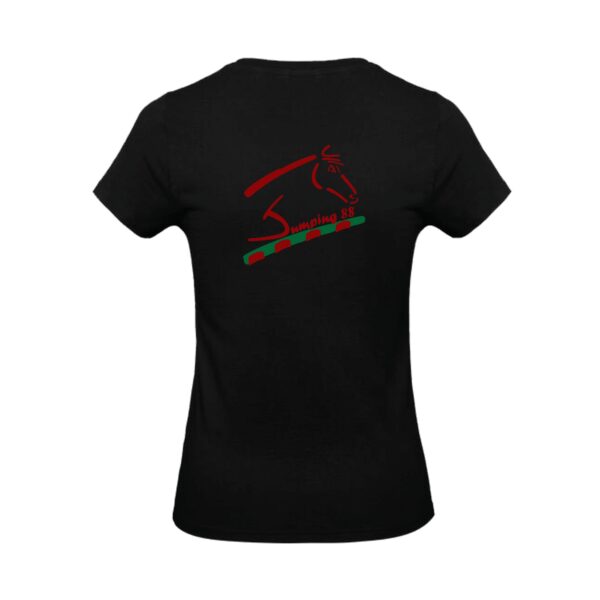 T-SHIRT (femme) - jumping88 - Noir - BC04T – Image 2