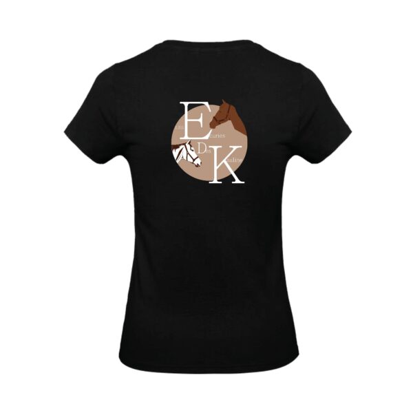 T-SHIRT (femme) - LES ECURIES DES KAULINE - Noir - BC04T – Image 2