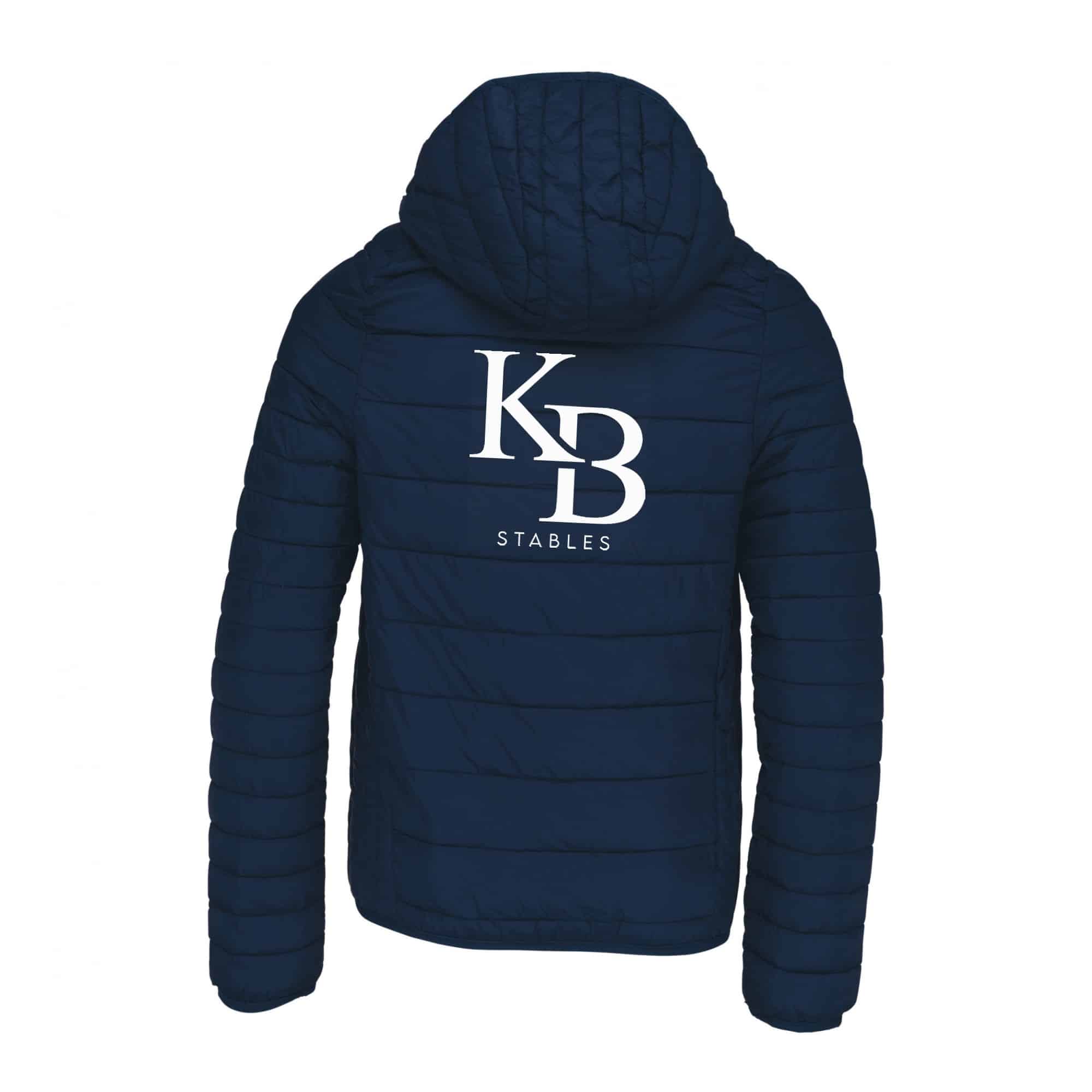 DOUDOUNE AVEC MANCHES ET CAPUCHE (enfant) - KB Stable - Navy - K6112 – Image 3