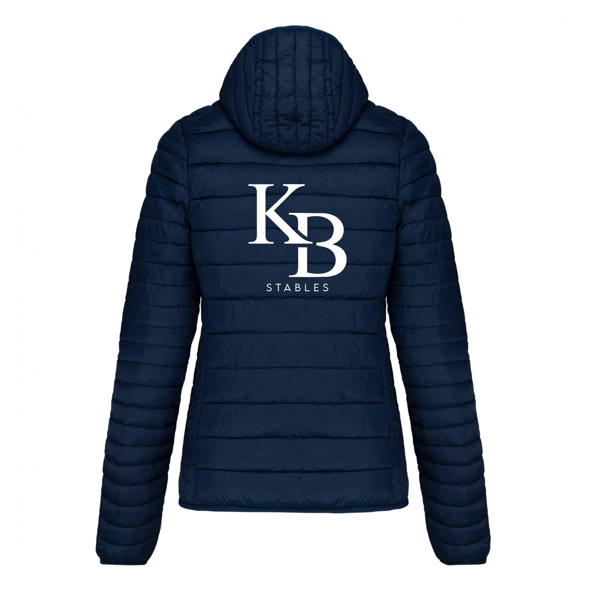 DOUDOUNE AVEC MANCHES ET CAPUCHE (femme) - KB Stable - Navy - K6111 – Image 3