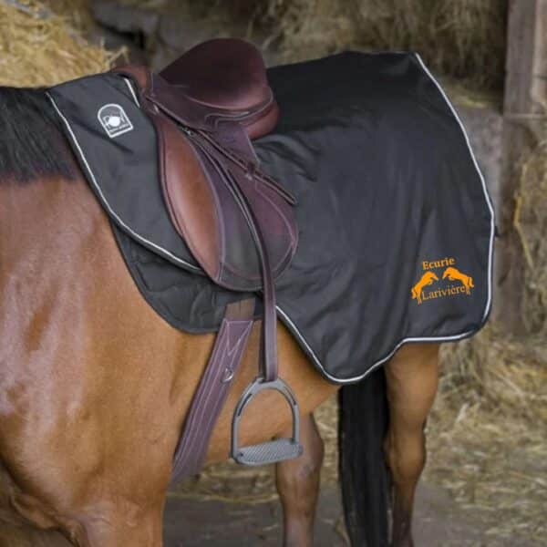 Couvre-reins Impermeable RIDING WORLD - Ecurie Lariviere - Noir - 400240