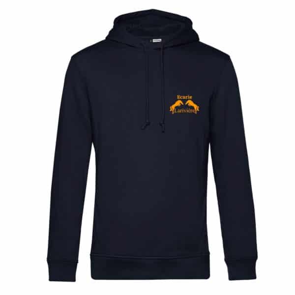 SWEAT A CAPUCHE (homme) - Ecurie Lariviere – Navy - BCU33B