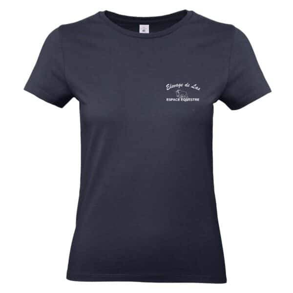 T-SHIRT (femme) - Élevage de Las - Navy - BC04T