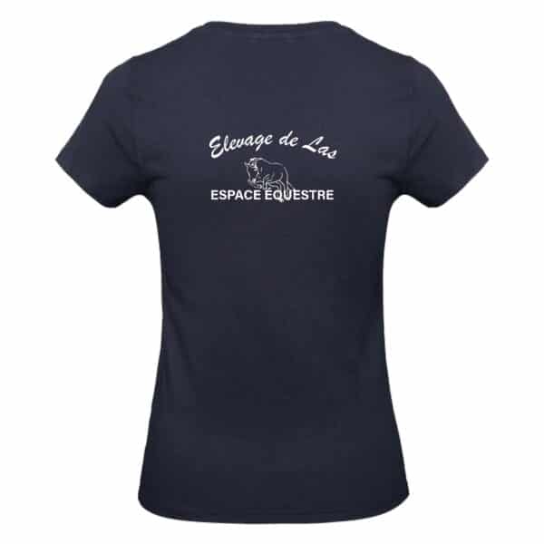 T-SHIRT (femme) - Élevage de Las - Navy - BC04T – Image 2