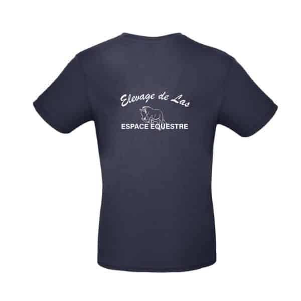 T-SHIRT (homme) - Élevage de Las - Navy - BC03T – Image 2