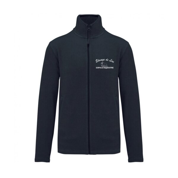 Veste micropolaire zippée (enfant) – Élevage de Las - Navy – K920