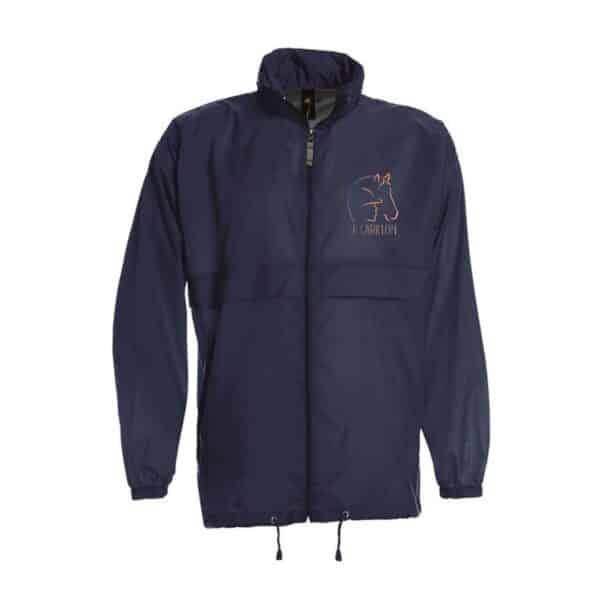 COUPE-VENT (homme) - Association le carillon - Navy - BC300