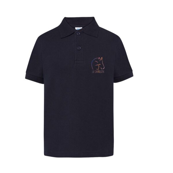 POLO premium (enfant) - Association le carillon - Navy - K249