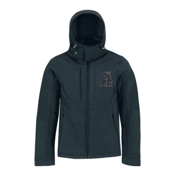 SOFTSHELL (homme) - Association le carillon - Navy - BC650