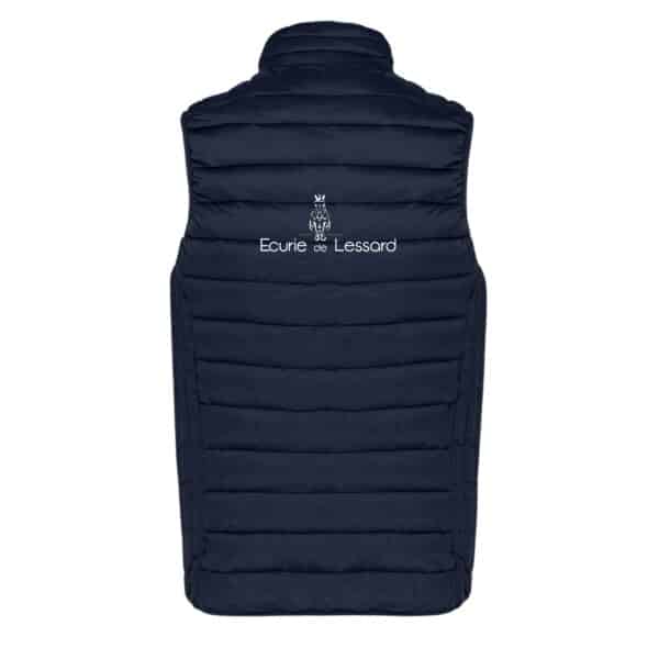 DOUDOUNE SANS MANCHES (femme) - Ecurie de Lessard - Navy - K6114 – Image 2