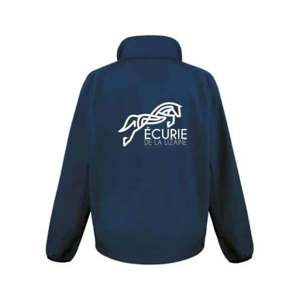 SOFTSHELL ECO (homme) – Ecurie de la Lizaine - Navy - RS231 – Image 2