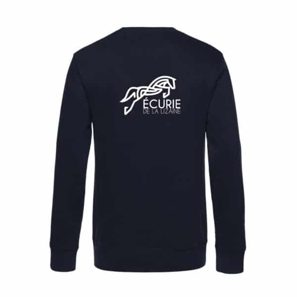 SWEAT COL ROND (enfant) - Ecurie de la Lizaine - Navy - BC501 – Image 2