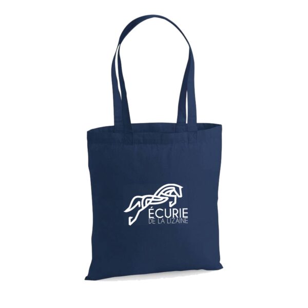 TOTE BAG - Ecurie de la Lizaine - Navy - LS42OE