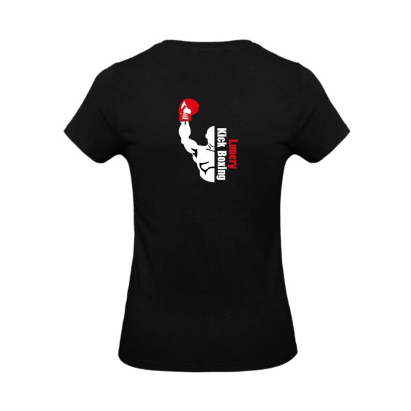 T-SHIRT (femme) - Lunery Kick Boxing - Noir - BC04T – Image 2