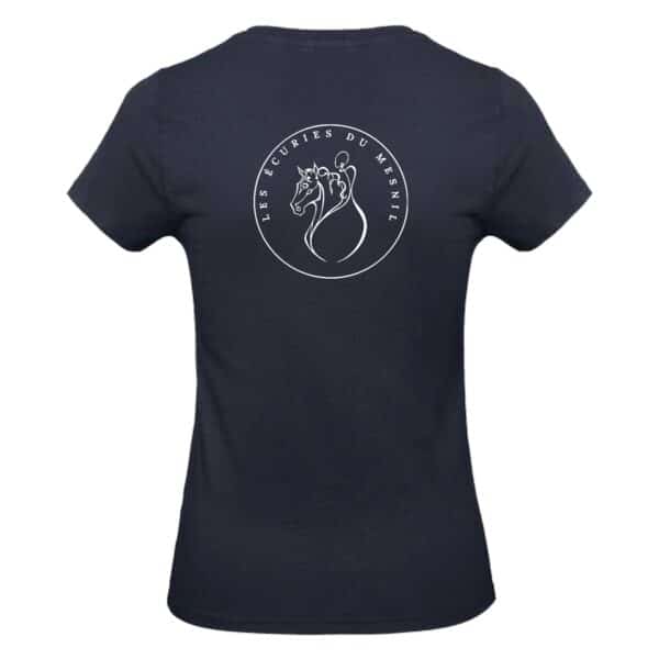 T-SHIRT (femme) - Les écuries du mesnil - Navy - BC04T – Image 2