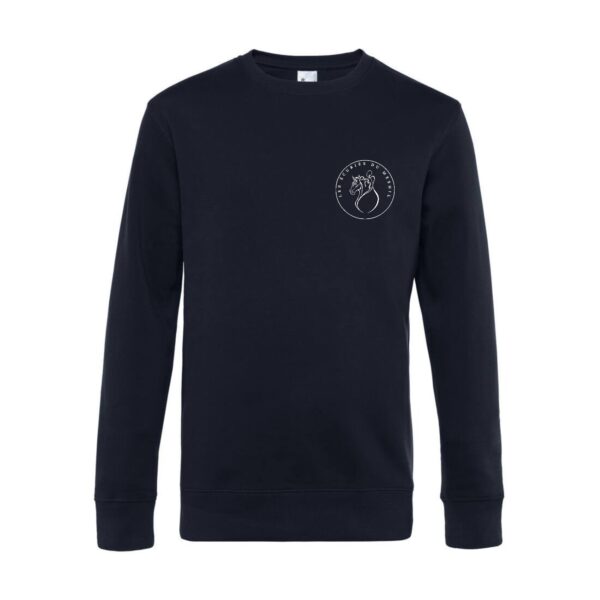 SWEAT COL ROND (homme) - Les écuries du mesnil - Navy - BCU01K