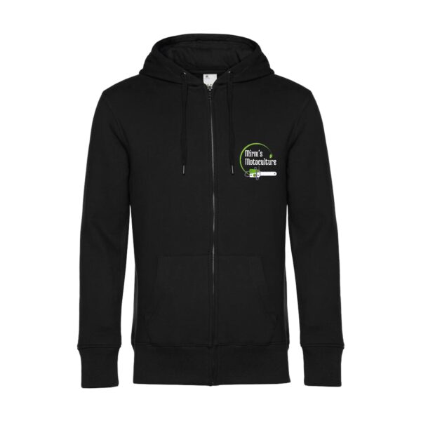 SWEAT ZIPPÉ (enfant) - Mirm's Motoculture - Noir - K455