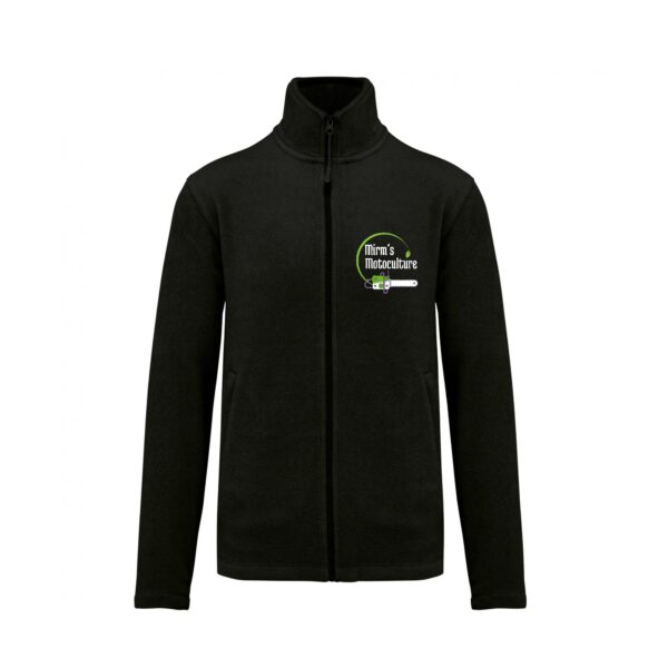 Veste micropolaire zippée (femme) – Mirm's Motoculture - Noir – K907