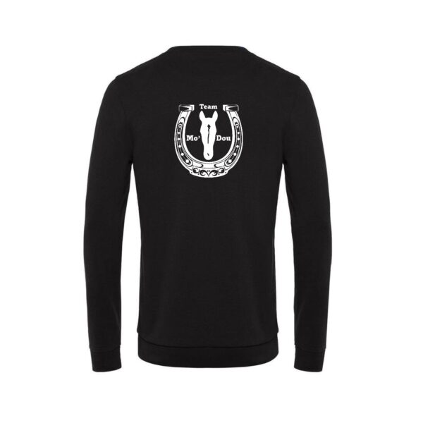 SWEAT COL ROND (homme) - Mo’Dou Team - Noir - BCU01K – Image 2