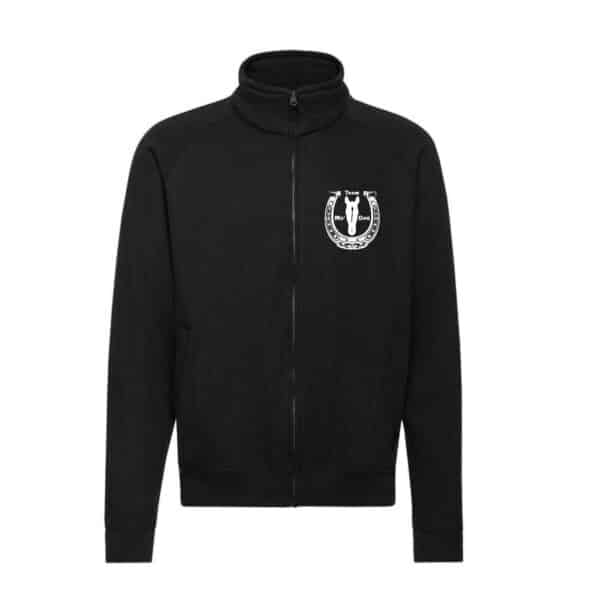 SWEAT ZIPPE SANS CAPUCHE (homme) - Mo’Dou Team - Noir - SC365