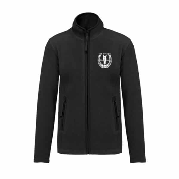 Veste micropolaire zippée (femme) – Mo’Dou Team - Noir – K907