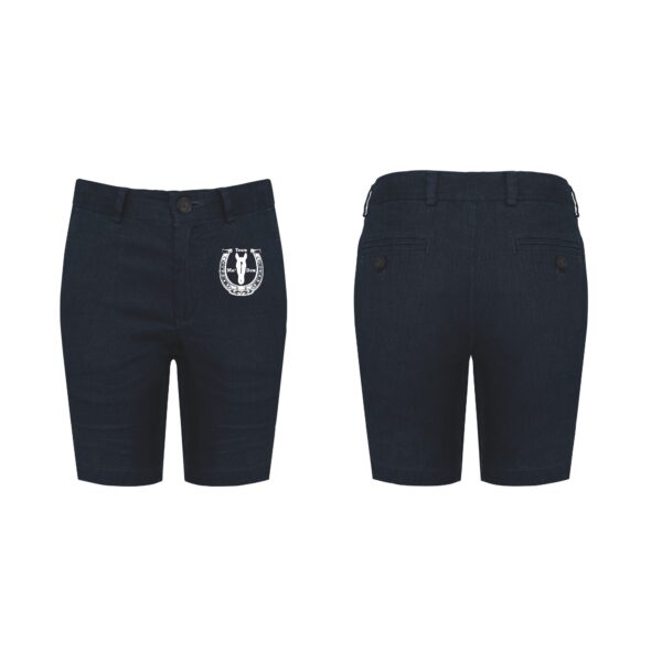 Bermuda chino premium (homme) - Mo’Dou Team - Navy - NS738