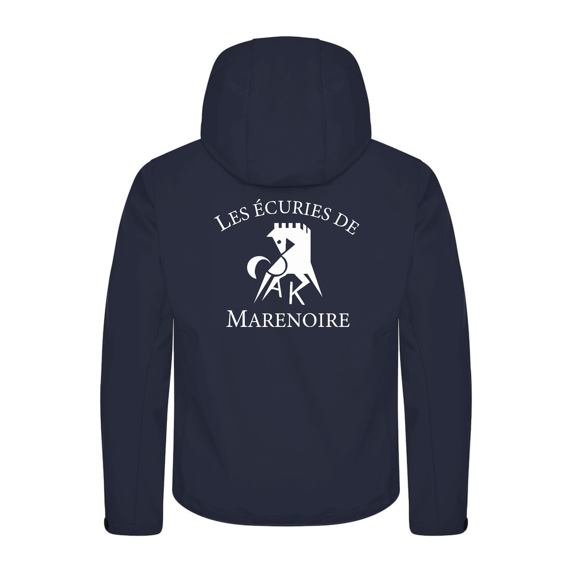 SOFTSHELL "Classic" (homme) - EARL LES ÉCURIES DE MARENOIRE - Navy - 0200912 – Image 3