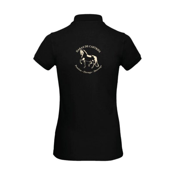 POLO (femme) - haras de Castries - Noir - BCI1F – Image 2